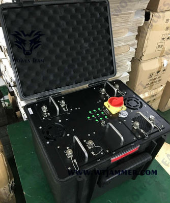 Militari emittente di disturbo portatile del segnale del telefono cellulare rf dell'emittente di disturbo della bomba del veicolo da 20 - 6000 megahertz
