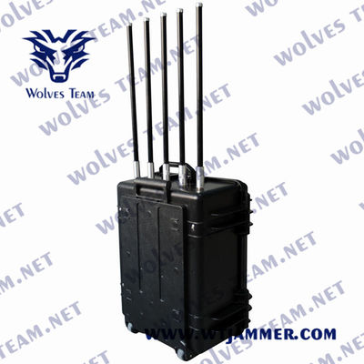 Emittente di disturbo militare omnidirezionale 800m del segnale delle antenne 600W rf