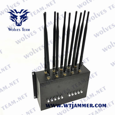 10 emittente di disturbo GPS 3G 4G CDMA del segnale della rete delle bande 30m 20W