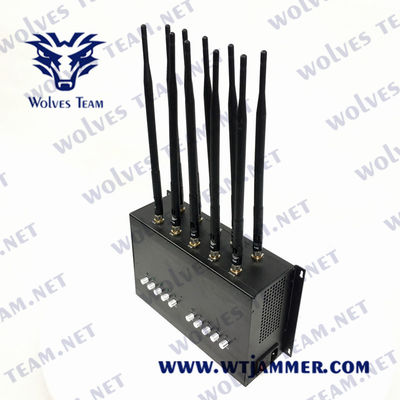 10 emittente di disturbo GPS 3G 4G CDMA del segnale della rete delle bande 30m 20W