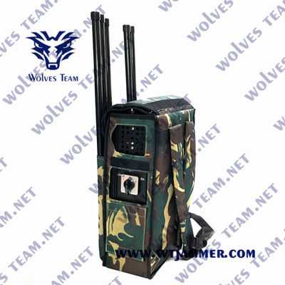 emittente di disturbo GSM 3G 4G 5G 220W del segnale dello zaino di 80W rf