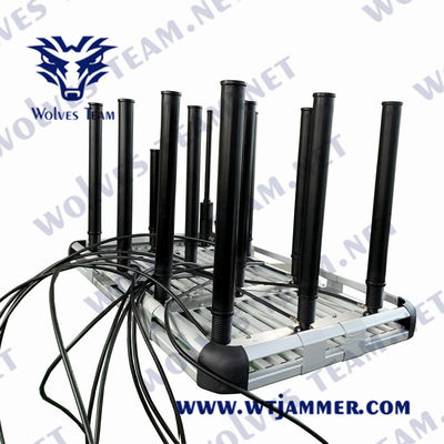 Emittente di disturbo impermeabile del segnale del telefono cellulare dell'emittente di disturbo rf della bomba del veicolo di 6000Mhz 330W