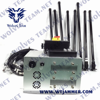 La radio impermeabile dell'emittente di disturbo della bomba del veicolo dell'antenna 500W di TNC ha controllato 500m