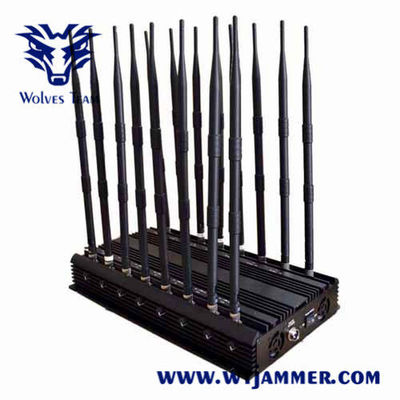 emittente di disturbo cellulare GSM 3G 4G 5G del segnale di 100m 100W CDMA regolabile