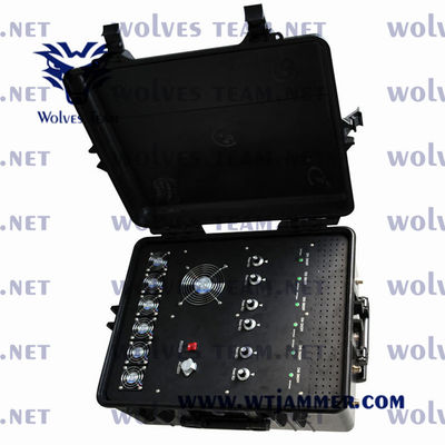DCS all'aperto PHS 3G TD-SCDMA 800W dell'emittente di disturbo del segnale di GSM CDMA 7000VA