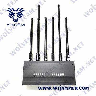 12 incanala l'emittente di disturbo il GSM 3G WIFI 5.8G del segnale del telefono cellulare 36W di 50m