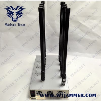 10 emittente di disturbo 36W GSM 3G WIFI 5.8G del segnale del telefono cellulare delle bande 5G 20W