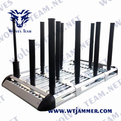 emittente di disturbo portatile della DDS WCDMA rf dell'emittente di disturbo della bomba del veicolo militare di 330W 800m