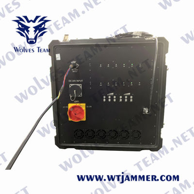 emittente di disturbo portatile della DDS WCDMA rf dell'emittente di disturbo della bomba del veicolo militare di 330W 800m