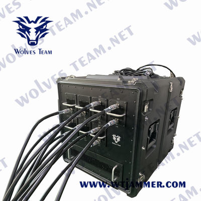 emittente di disturbo portatile della DDS WCDMA rf dell'emittente di disturbo della bomba del veicolo militare di 330W 800m