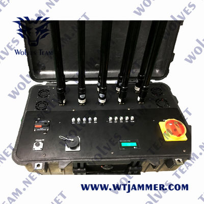 Emittente di disturbo portatile del segnale del telefono cellulare del DCS 220W di PCS dell'emittente di disturbo del segnale di 894MHZ CDMA