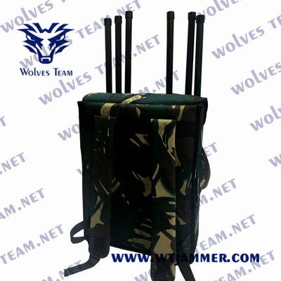 Emittente di disturbo militare del DCS Manpack rf dell'emittente di disturbo 1880MHz del segnale dello zaino 150m di EOD