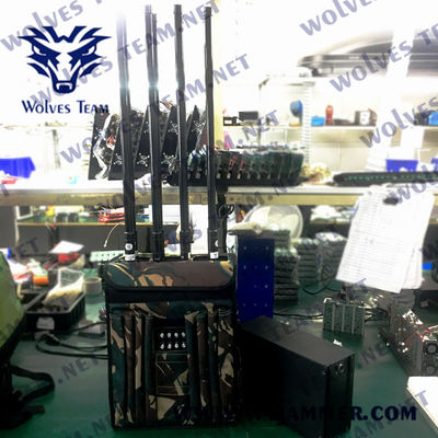 Emittente di disturbo militare del DCS Manpack rf dell'emittente di disturbo 1880MHz del segnale dello zaino 150m di EOD