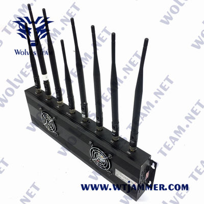 comprare 3G 4G 5G GSM Lojack Bloccante telefono cellulare AC100V 35W GPS VHF UHF Jammer online manufacture