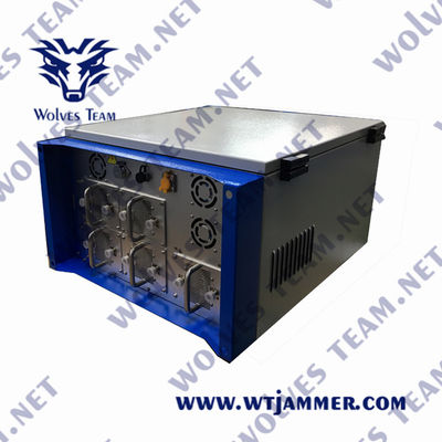 Anti emittente di disturbo militare del fuco del segnale delle emittenti di disturbo 600W rf del fuco di WIFI 5.8G GPS