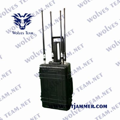 Emittente di disturbo 900W di frequenza ultraelevata di VHF del pellicano IP65 di UMTS WCDMA per il convoglio militare del veicolo di VIP