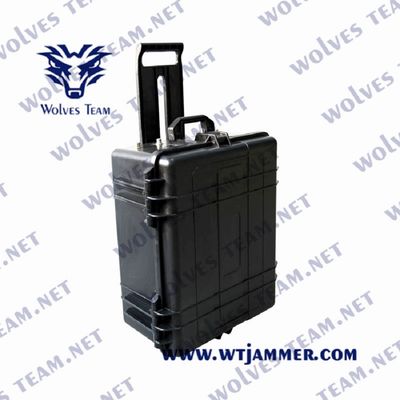 Emittente di disturbo 900W di frequenza ultraelevata di VHF del pellicano IP65 di UMTS WCDMA per il convoglio militare del veicolo di VIP