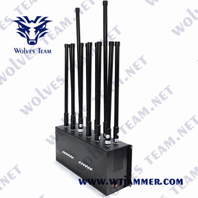 comprare GSM DCS 3G 4G Lojack Bloccatore di segnale mobile 60W WIFI GPS RF Jammer online manufacture
