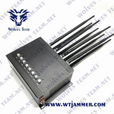 VHF di frequenza ultraelevata dell'emittente di disturbo 80W del telefono cellulare di 50m GSM WiFi CDMA Lojack