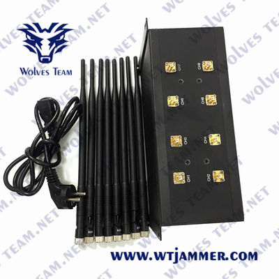 VHF di frequenza ultraelevata dell'emittente di disturbo 80W del telefono cellulare di 50m GSM WiFi CDMA Lojack