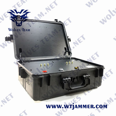 L'emittente di disturbo portatile 2500m PLL del fuco del UAV di rf GPS WIFI 5.8G ha sintetizzato