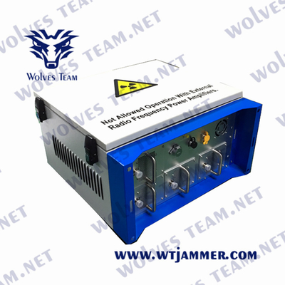 l'emittente di disturbo 600W del fuco del segnale di 2500m WIFI GPS IL GSM rf impermeabilizza militare