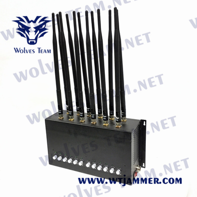 DCS GSM GPS WIFI delle antenne dell'emittente di disturbo 12 dello stampo del telefono cellulare di CDMA 24W