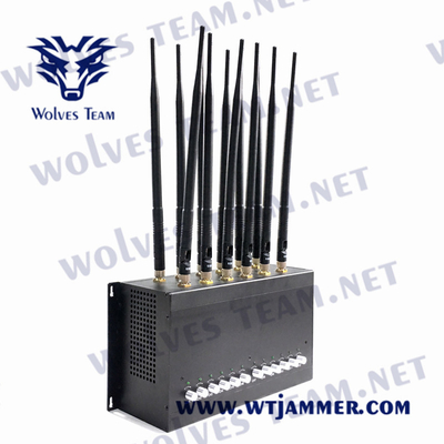 DCS GSM GPS WIFI delle antenne dell'emittente di disturbo 12 dello stampo del telefono cellulare di CDMA 24W
