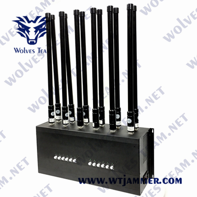 Desktop delle antenne dell'emittente di disturbo CDMA 24W 12 di frequenza ultraelevata VUH del DCS GSM GPS WIFI