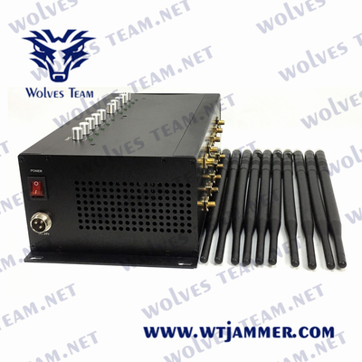 emittente di disturbo CDMA GSM del DCS PHS 4G 5G dell'emittente di disturbo 3G del telefono cellulare 90W con l'adattatore di CA
