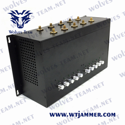 emittente di disturbo CDMA GSM del DCS PHS 4G 5G dell'emittente di disturbo 3G del telefono cellulare 90W con l'adattatore di CA