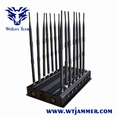 antenne 35W dell'emittente di disturbo 14 del segnale del telefono cellulare di 315Mhz 433Mhz Lojack