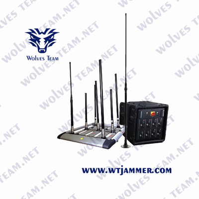 Emittente di disturbo 500w WIFI 5,8 GPS GSM 3G 4G 5G della bomba delle unità militari IED