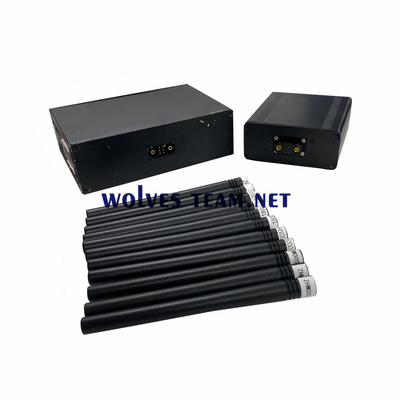 18 emittente di disturbo portatile delle bande 2G 3G 4G 5G tutta l'emittente di disturbo fino a 30M di GPS L1 L2 L5 Lojack WiFi GPS rf 315/433/868MHz