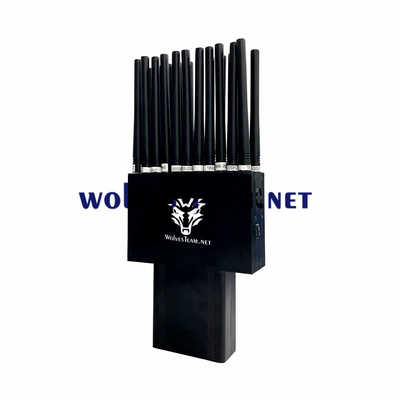 22 telefono cellulare GSM 3G 4G 5G Wifi GPS Lojack dell'emittente di disturbo del segnale delle bande 22W rf