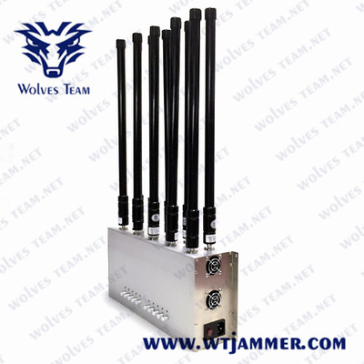 frequenza ultraelevata 5G di VHF di GPS cellulare Lojack 3G 4G 5G dell'emittente di disturbo del segnale 3200-3600MHz