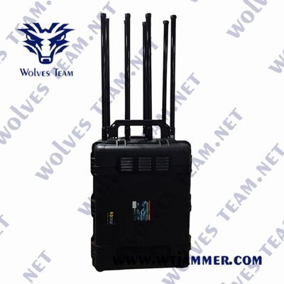 comprare 300W CDMA Portable Signal Jammer 5.8G GPS 3G 4G 5G GSM WIFI Per EOD online manufacture