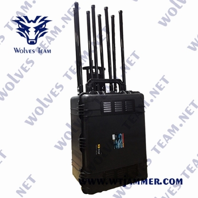 emittente di disturbo portatile 5.8G GPS 3G 4G 5G GSM WIFI del segnale di 300W CDMA per il EOD