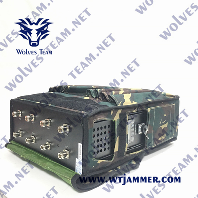 DCS PCS 3G 4G 90W di GSM militare dell'emittente di disturbo del segnale dello zaino di rf