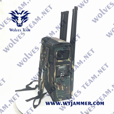 DCS PCS 3G 4G 90W di GSM militare dell'emittente di disturbo del segnale dello zaino di rf
