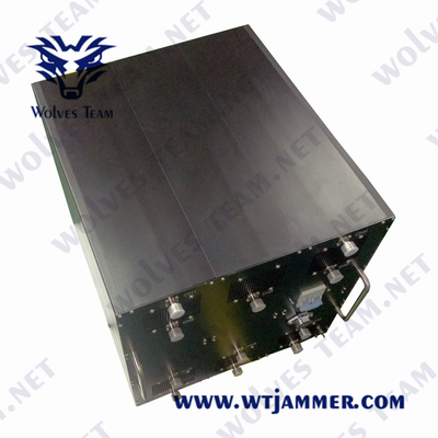 Emittente di disturbo militare GSM CDMA 3G 4G WIFI 2.4G 5.8G di AC220V 1000W GPS