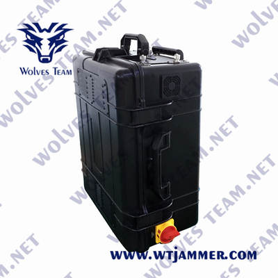 Emittente di disturbo all'aperto 240VAC GSM GPS WIFI 3G 4G 5G del segnale da 1200 watt militare