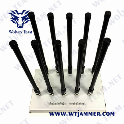 comprare GSM Lojack Cell Signal Jammer 10 Antenna 80 Meter 50W Tutte le bande online manufacture