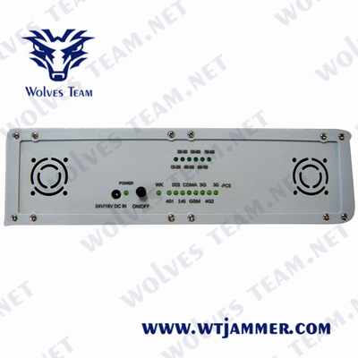 VHF GSM CDMA di frequenza ultraelevata di WIFI delle antenne dell'emittente di disturbo 16 del telefono cellulare 400-500MHz
