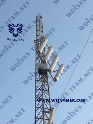 emittente di disturbo all'aperto impermeabile durevole del segnale del telefono cellulare dell'emittente di disturbo 4G WIFI GPS della prigione di alto potere 500W