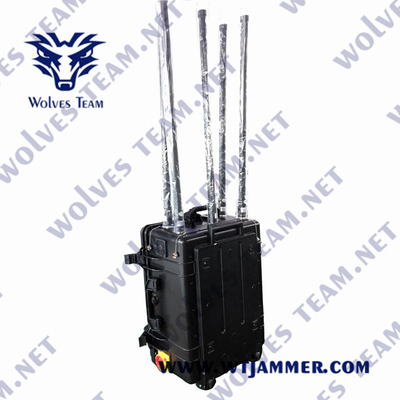 Emittente di disturbo 3G 4G GPS WiFi del segnale della bomba del DCS 300m di PCS 8 canali CDMA GSM