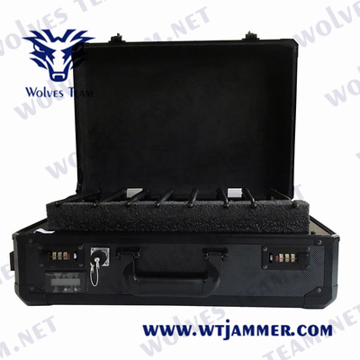 Canali dell'emittente di disturbo CDMA GSM AC240V 8 del segnale della bomba da 300 watt per la polizia