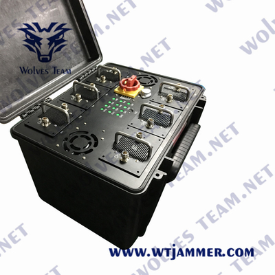 bande 5G militare GSM CDMA del DCS PCS 8 dell'emittente di disturbo del segnale della bomba 300W