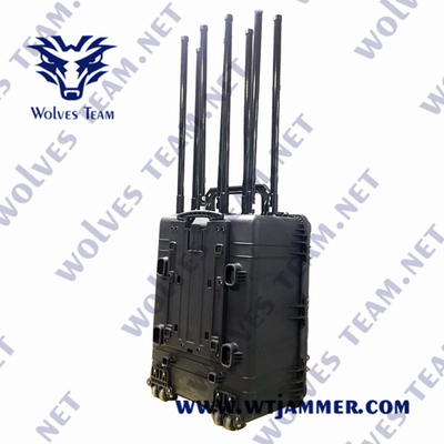 DCS PCS 500W impermeabile dell'emittente di disturbo del segnale del telefono cellulare 20-3600Mhz