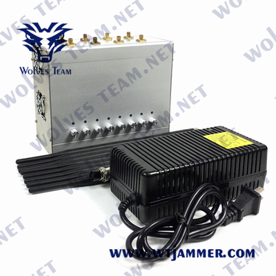 VHF 2G 3G 4G 5G 80W 240VAC di frequenza ultraelevata dell'emittente di disturbo del segnale di CDMA GSM Lojack